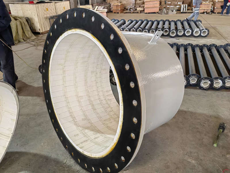 Alumina ceramic lined pipe (10)