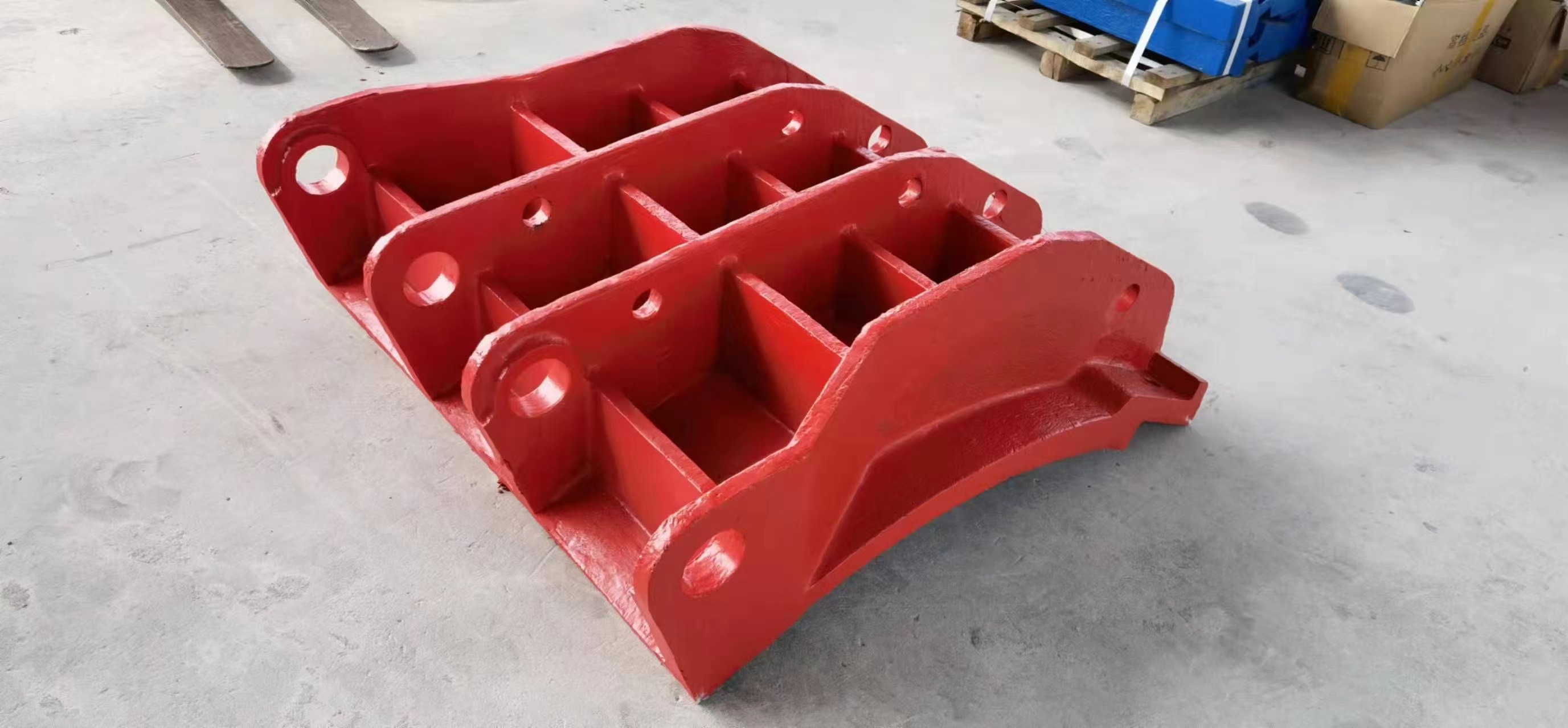 Impact crusher apron block (5)